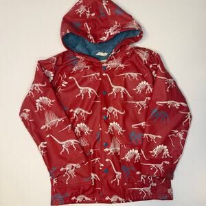 Hatley Red Dinosaur Raincoat Kids 7